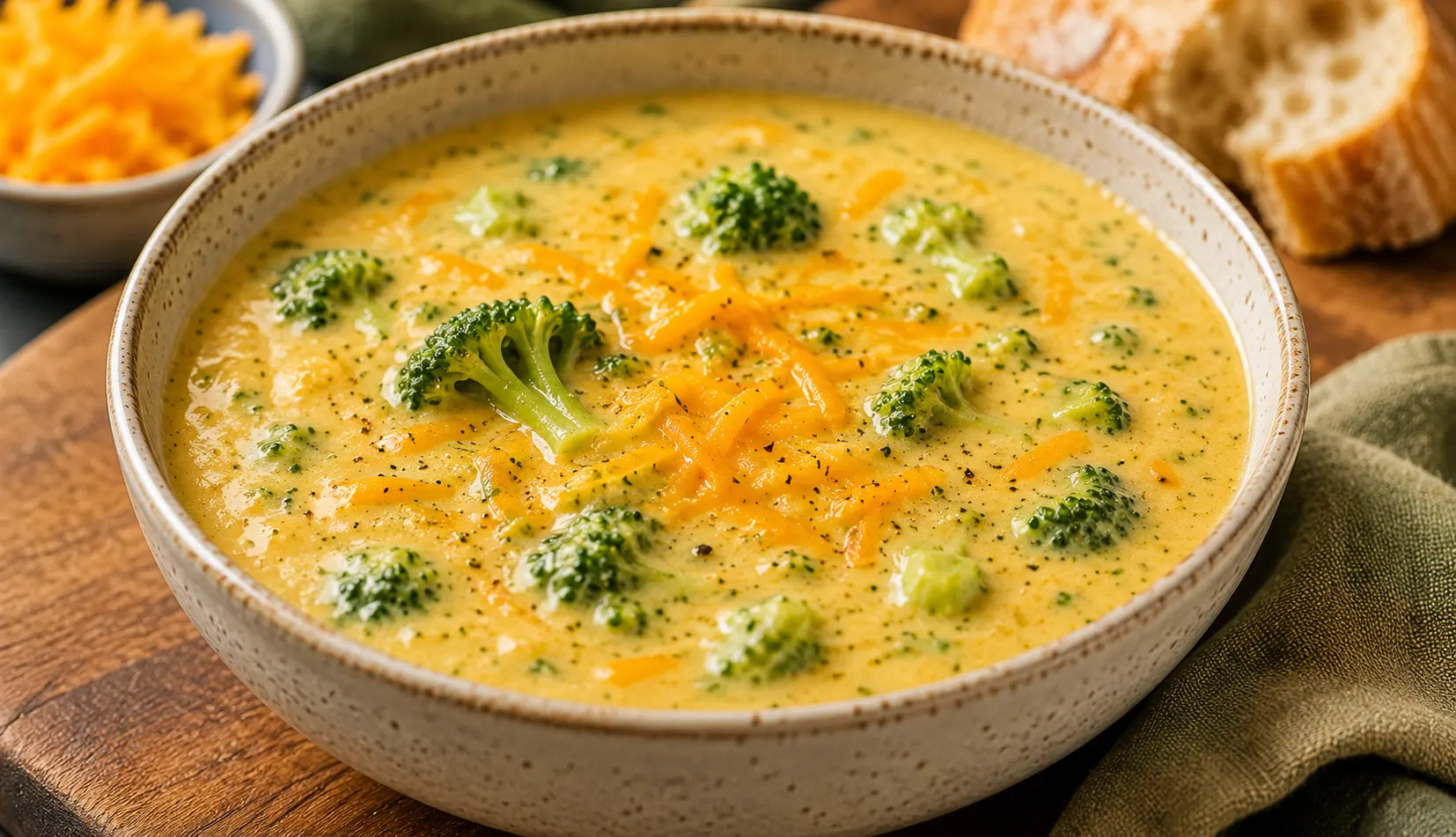 Creamy Broccoli & Cheddar Soup